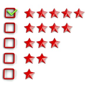 Rating stars checkbox